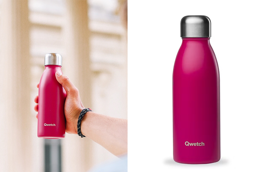 Qwetch stainless steel water bottle